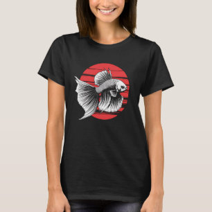 Camiseta Peixe Betta Japão para Homens Mulheres Crianças Aq