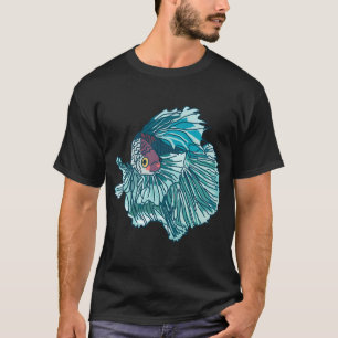 Camiseta peixe betta kawaii