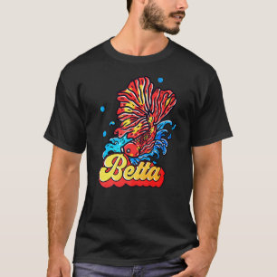 Camiseta Peixe Betta Lindo Animal Aquário Pet Peixe Beta