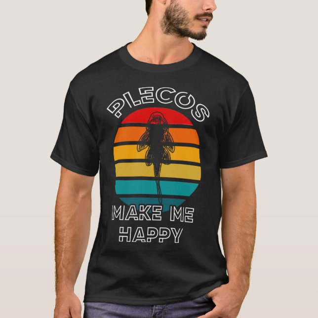 Camiseta Peixe Betta Moderno Peixe de Combate Siames (Frente)
