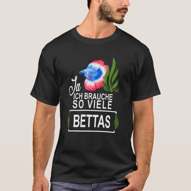 Camiseta Peixe Betta Splendens Animal de Estimação (Frente)