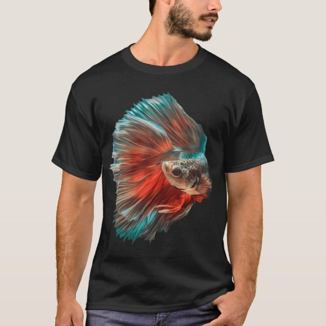 Camiseta Peixe Betta Tailandês Irlandês (Frente)
