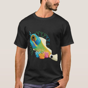 Camiseta Peixe Blenny de Manchas na Cauda