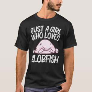 Camiseta Peixe-blob Para Meninas Mãe Peixe de Águas Profund