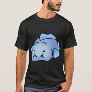 Camiseta peixe-bloco azul