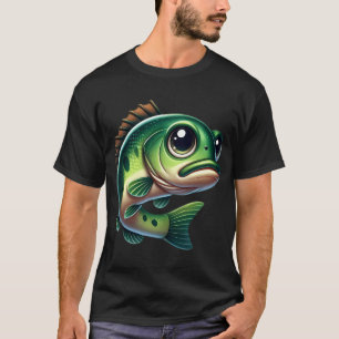 Camiseta Peixe-Boca-Grande Adorável
