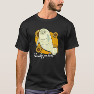 Camiseta Peixe-boi batata flutuante Peixe-boi