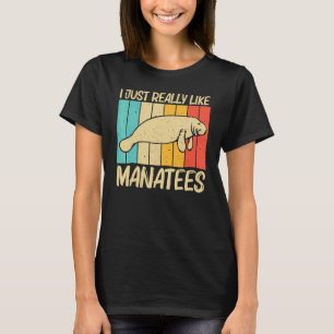 Camiseta Peixe-boi Bonito Para Homens Mulheres Vaca Marinha