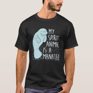 Camiseta Peixe-boi Dizendo Eu Meu Animal Espiritual É Um Pe