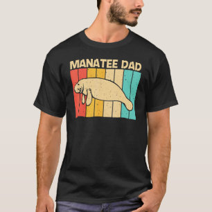 Camiseta Peixe-boi Fofo Para Pai Homens Vaca Marinha Peixe-