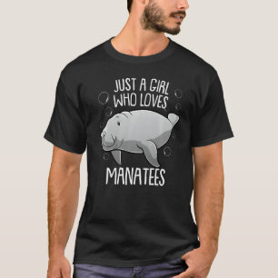Camiseta Peixe-boi Para Meninas Mulheres Crianças Vaca Mari