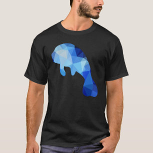 Camiseta Peixe-boi Peixe-boi-marinho Oceanólogo Geometria
