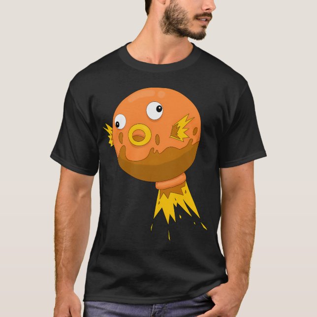 Camiseta Peixe-bola voando (Frente)