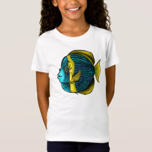 Camiseta Peixe Bonito Com Olhos Engraçados