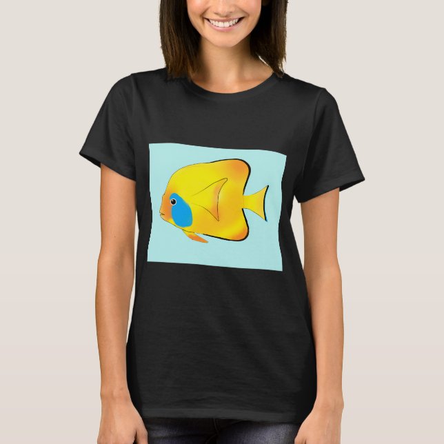Camiseta Peixe Borboleta Amarelo (Frente)