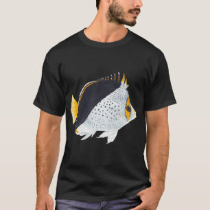 Camiseta PEIXE-BORBOLETA DE TINKER / HAWAIIANO - Chaetodon