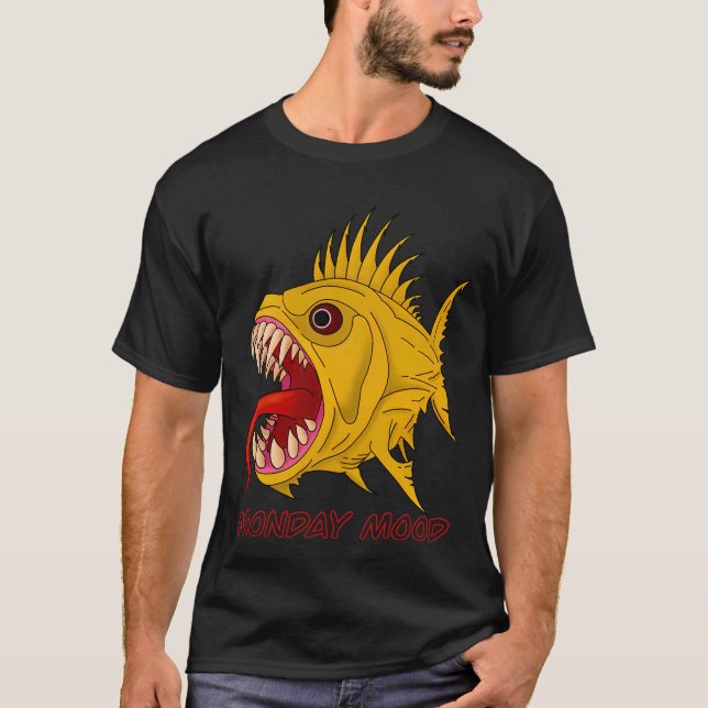 Camiseta Peixe Bravo - Humor de Segunda (Frente)