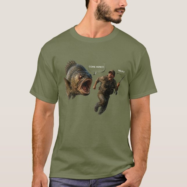 Camiseta Peixe Buscando Vingança (Frente)
