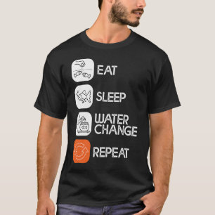 Camiseta Peixe Cabeça de Flor de Natal