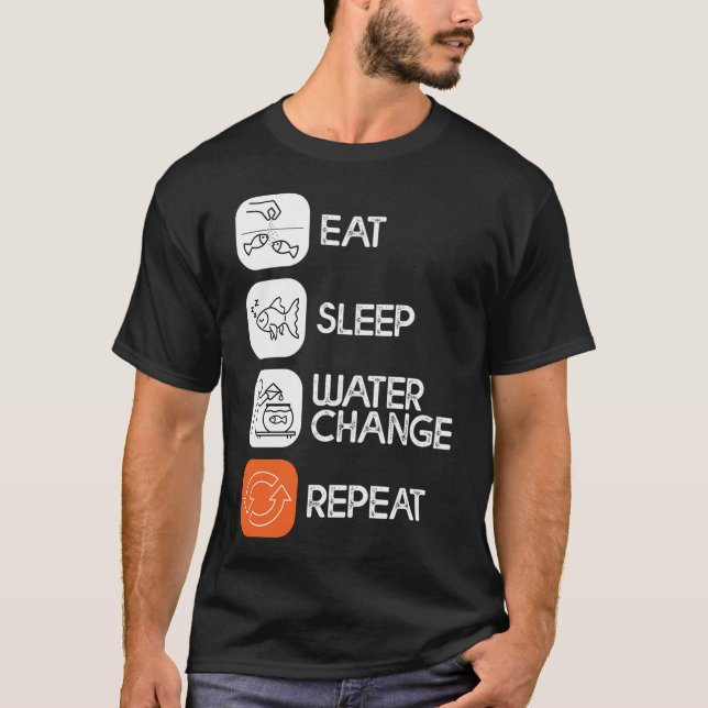 Camiseta Peixe Cabeça de Flor de Natal (Frente)