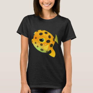 Camiseta Peixe caixa amarelo