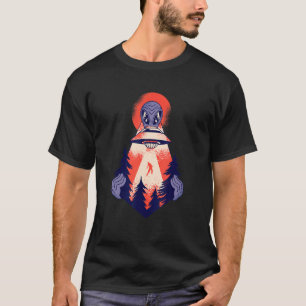 Camiseta Peixe Capacete de Astronauta