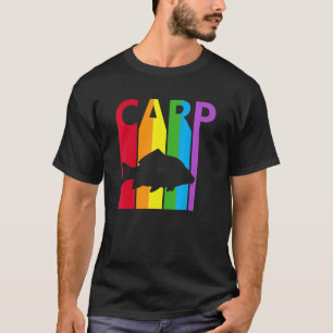 Camiseta Peixe carpa arco-íris fofo