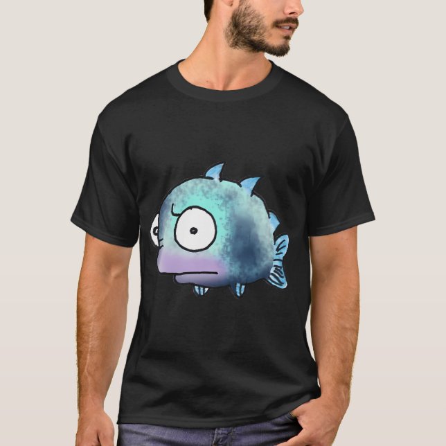 Camiseta Peixe Cético Malhado (Frente)