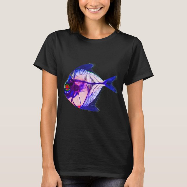 Camiseta Peixe-ceva azul (Frente)