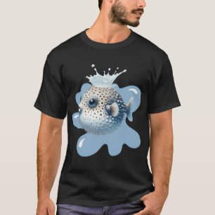Camiseta Peixe Ciclídeo Colorido Identificação da Vida Selv