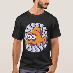 Camiseta peixe cinético de três olhos