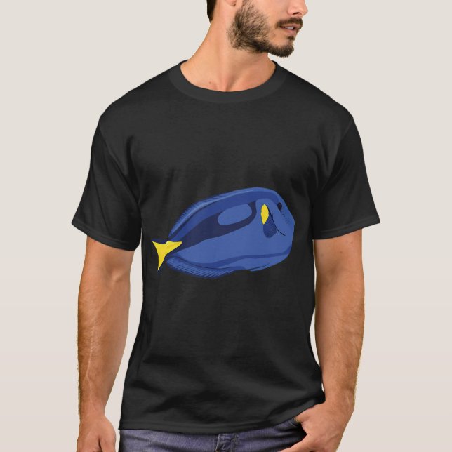 Camiseta Peixe cirurgião azul (Frente)