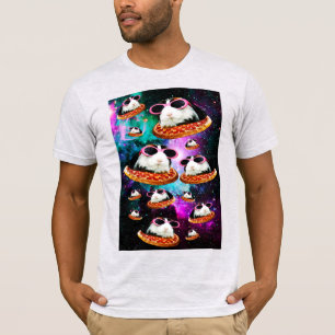 Camiseta Peixe-cobaia espacial engraçado