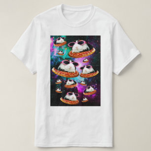 Camiseta Peixe-cobaia espacial engraçado