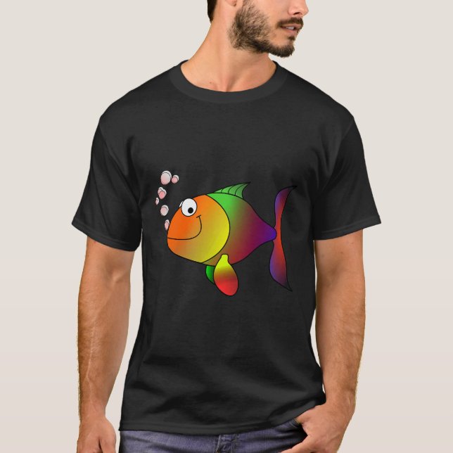 Camiseta Peixe Colorido 101 (Frente)