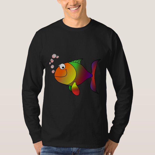 Camiseta Peixe Colorido 101 (Frente)