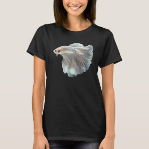 Camiseta Peixe Colorido de Combate Siames, Suporte ao Anima
