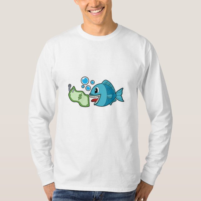 Camiseta Peixe com nota bancária (Frente)