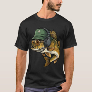 Camiseta Peixe de água doce legal – Design de Personagem Aq