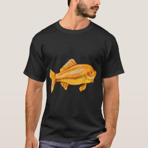 Camiseta Peixe de Aquário Dourado