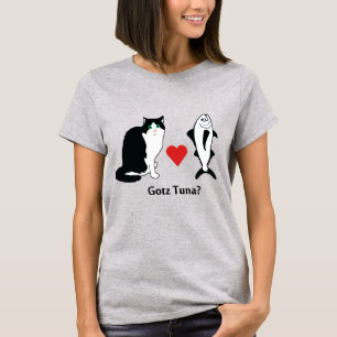 Camiseta Peixe de atum, Piada de gato