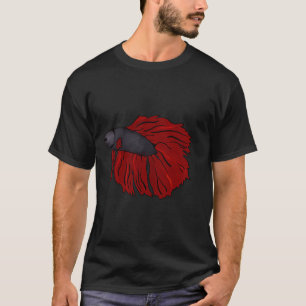 Camiseta Peixe-de-briga-siamês