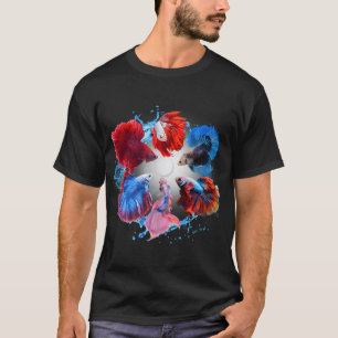 Camiseta Peixe de Combate Siames