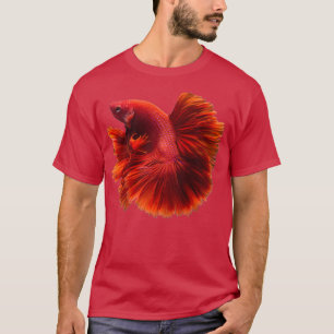 Camiseta Peixe de combate siamês 11