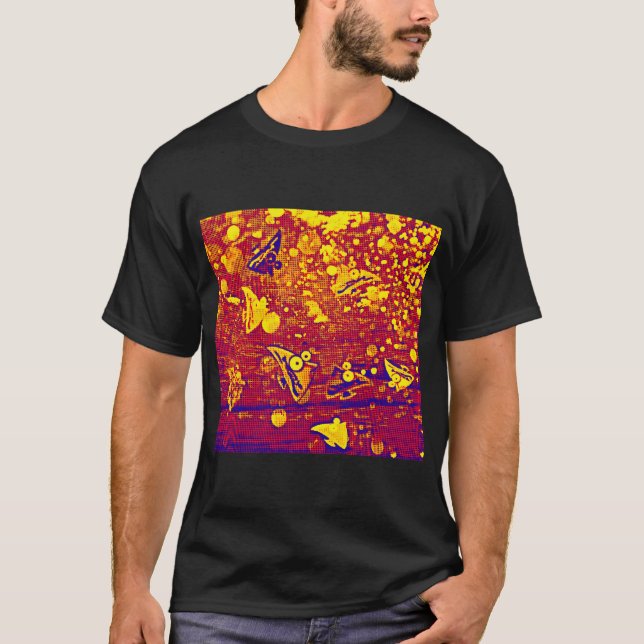 Camiseta Peixe de Desenho Animado (Frente)