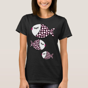 Camiseta Peixe de desenho animado fofo