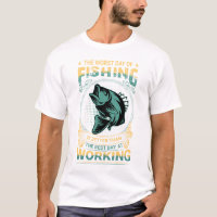 Peixe de desenho animado segurando vara de pescar