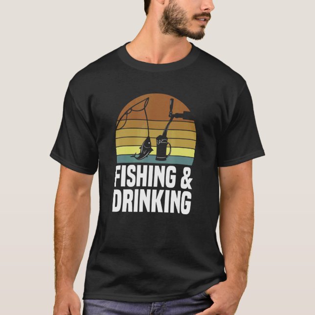 Camiseta Peixe de Gancho de Pesca 1 (Frente)