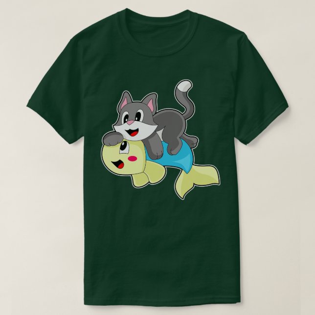 Camiseta Peixe de gato (Frente do Design)