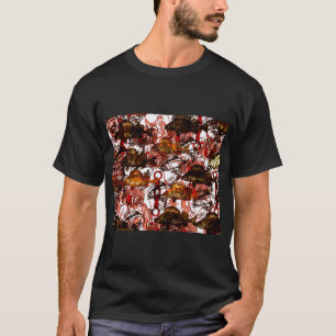 Camiseta Peixe de goma laranja #5 da coleção náutica